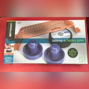Emerson tabletop air hockey game.